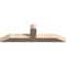 Ekena Millwork Portland Smooth Timber Gable Bracket, Douglas Fir, 60"W x 17"H x 5 1/2"D x 5 1/2"F, 7/12 Pitch GBW060X17X0606POR00SDF - alternate 3